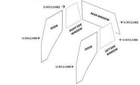 UCA95040   Window and Door Seal Kit